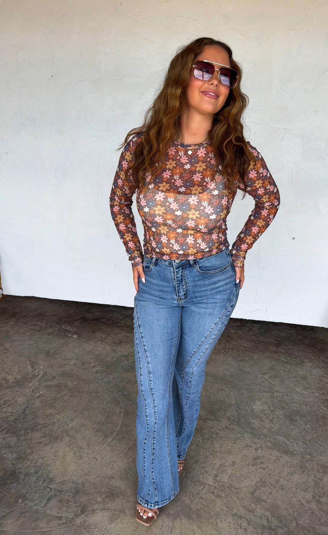 Blakeley Floral Mesh