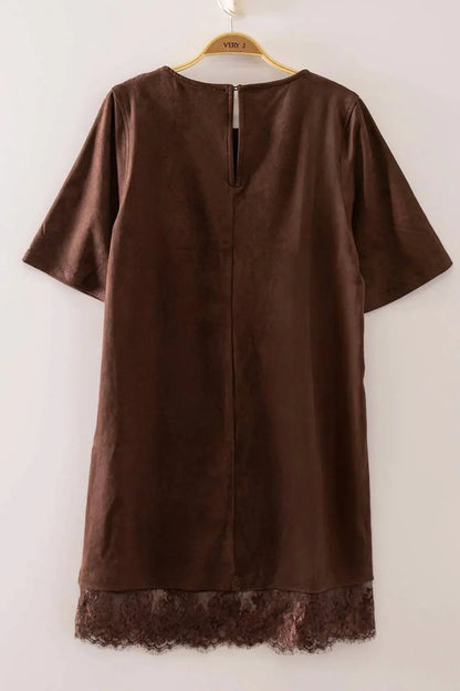 Espresso Lace Dress