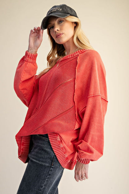 Red Dawn Pullover Sweater