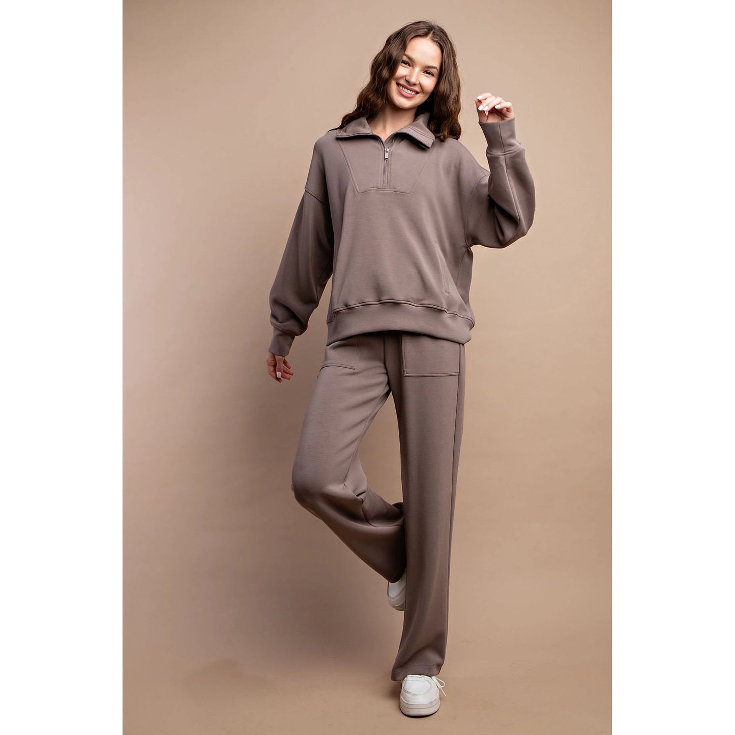 Sweet Scuba Soft Half Zip Pullover