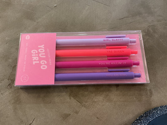 You Go Girl Gel Pen Set