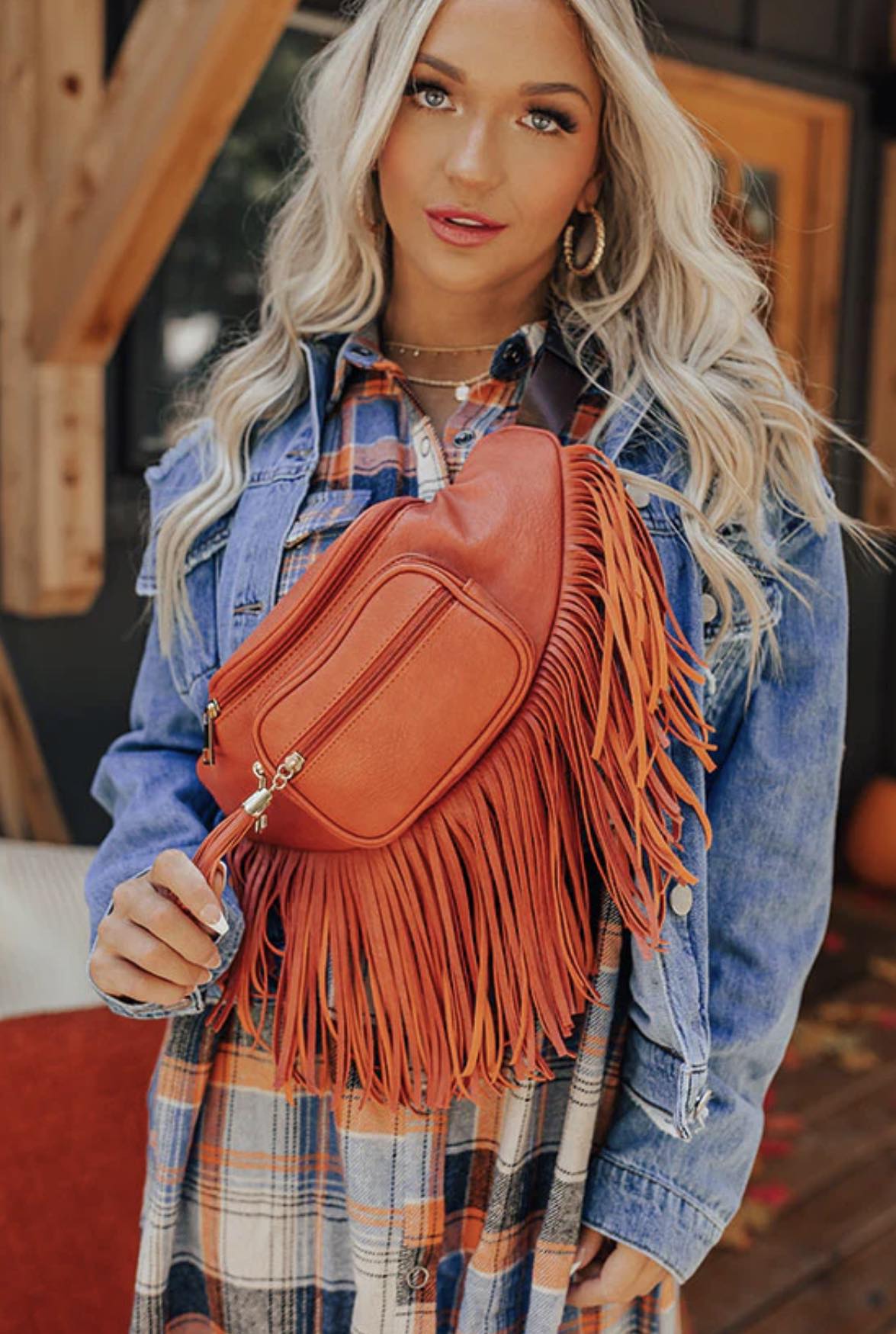 Fringe Fanny Pack Bag