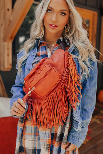 Fringe Fanny Pack Bag