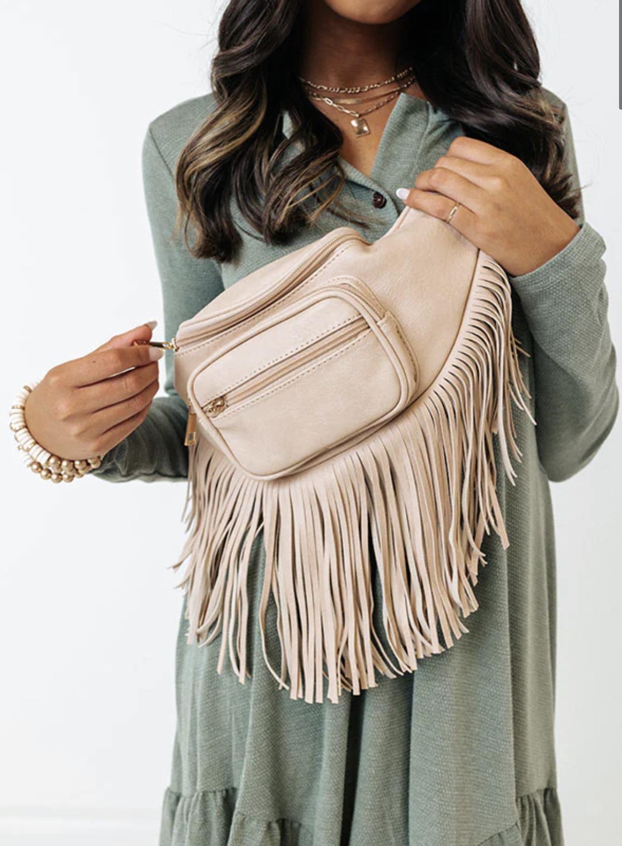 Fringe Fanny Pack Bag