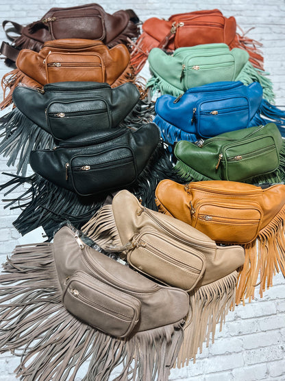 Fringe Fanny Pack Bag