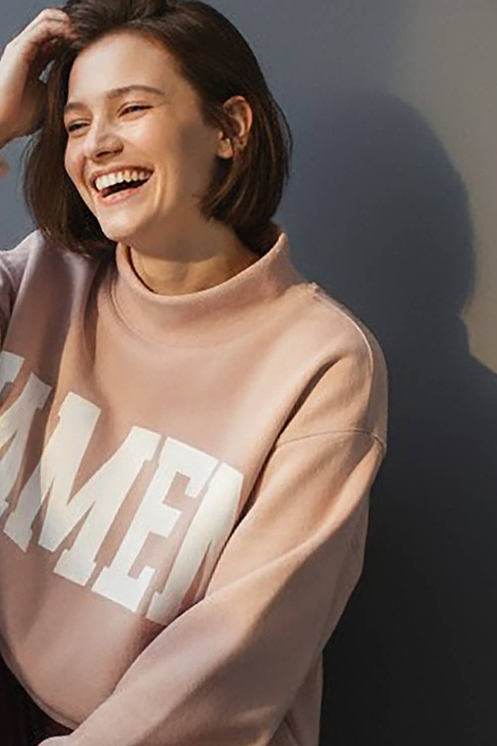 WWJD & AMEN Mock Neck Sweatshirt