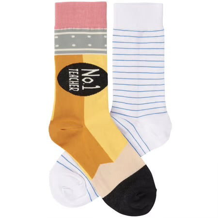 No.1 Teacher Socks