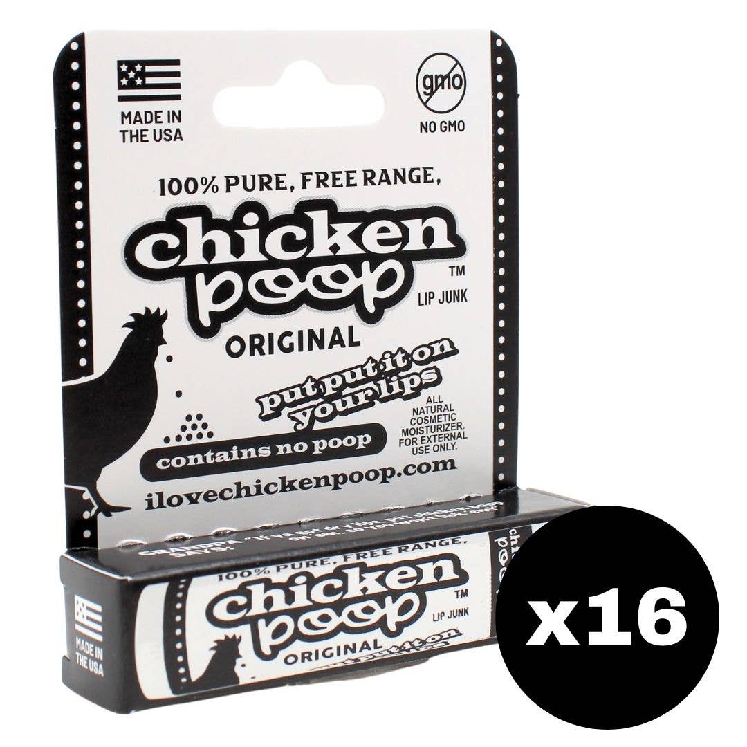 Chicken Poop® ORIGINAL Lip Balm, All Natural