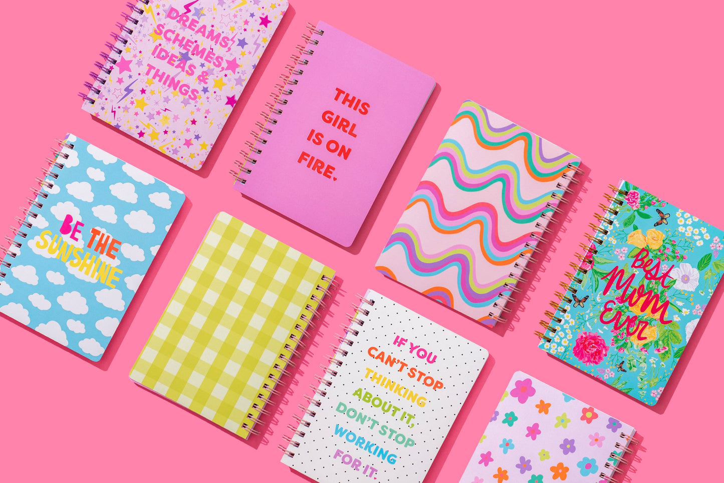 Spiral Notebook - "This Girl is on Fire" - 200 Pages