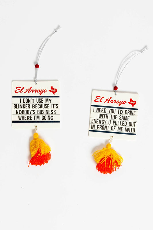 Marquee Car Air Freshener - Same Energy
