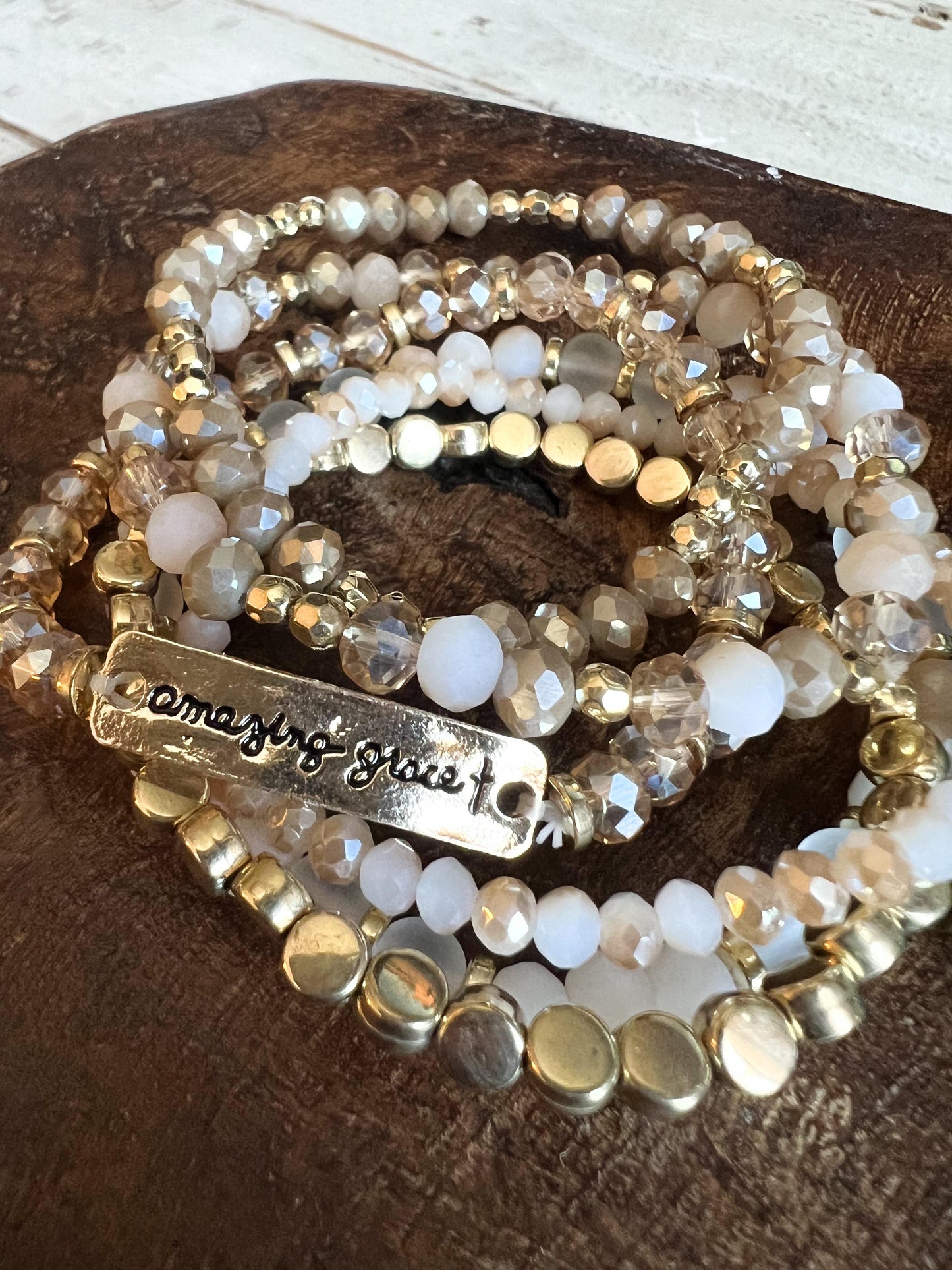 Amazing Grace Bracelet Stack