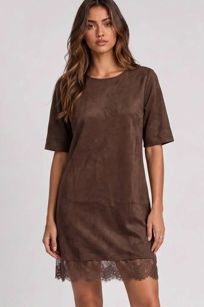 Espresso Lace Dress