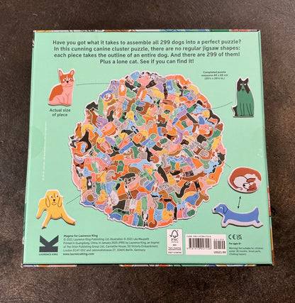 299 Dogs (and a Cat) 300 Piece Cluster Puzzle