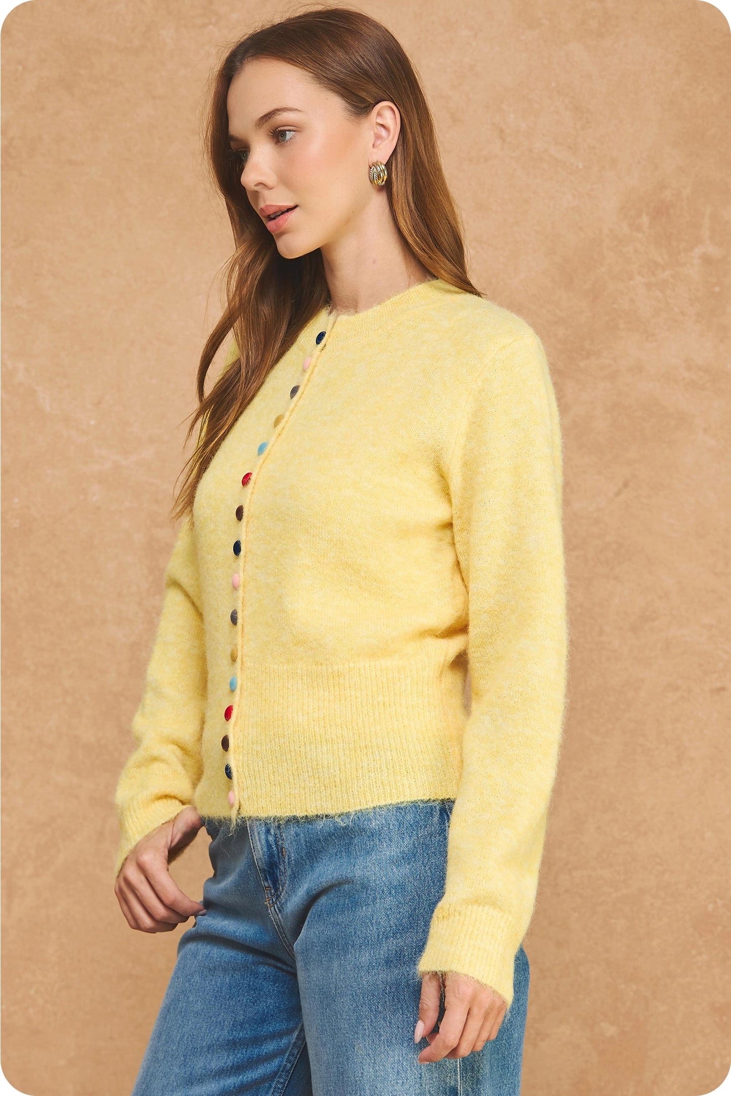 Buttered in Happiness Sweater