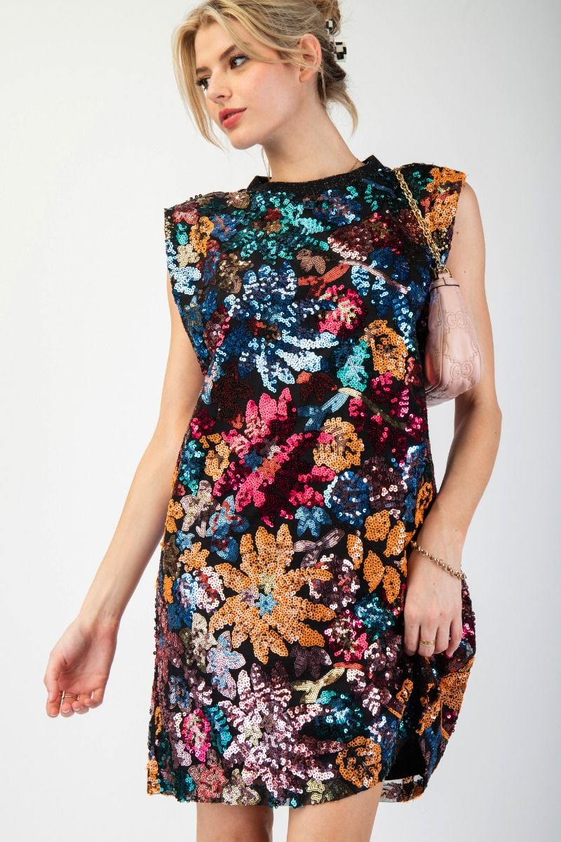 Electric Garden Mini Dress