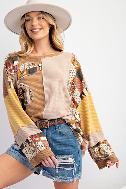 Fall Patchwork Top