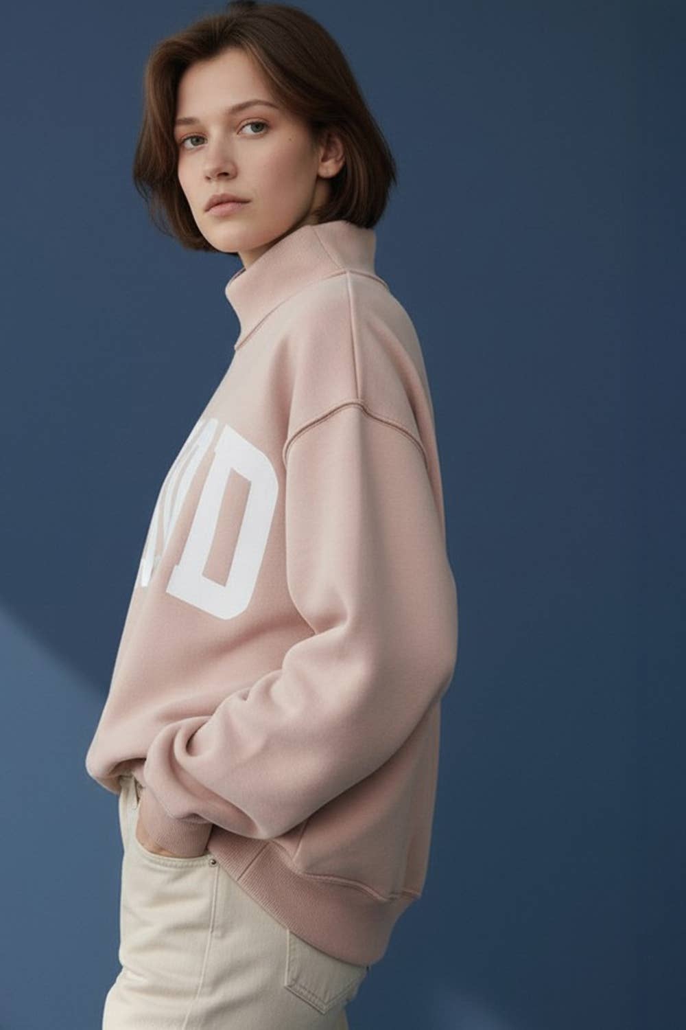 WWJD & AMEN Mock Neck Sweatshirt