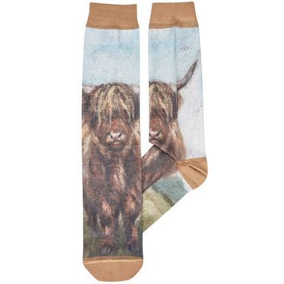Highland Cow socks