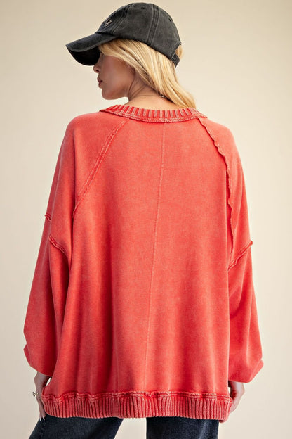 Red Dawn Pullover Sweater