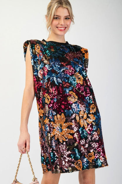 Electric Garden Mini Dress
