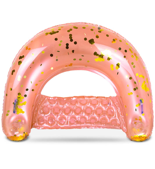 Pool Float - Rose Gold Pool Chair