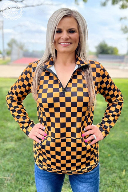 Pep Rally Pullover- Gold