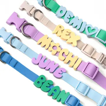 Silicone Dog Charms | Letters & Symbols for Personalized Dog Collars and Leashes