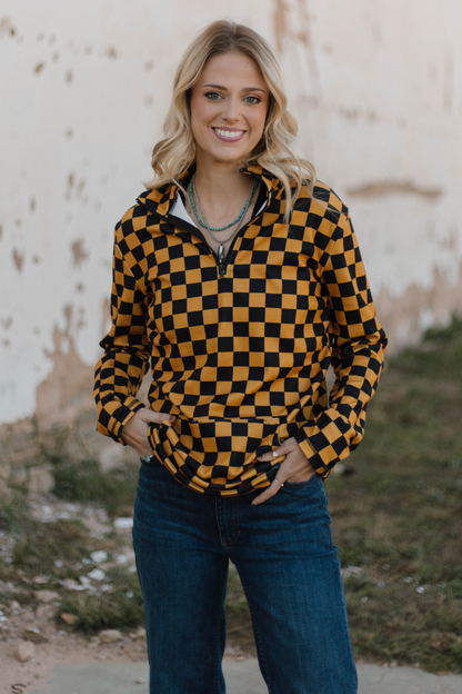 Pep Rally Pullover- Gold