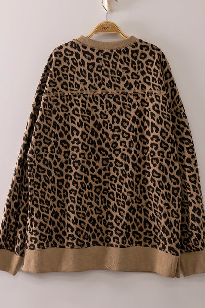 Leopard Sweater Pullover