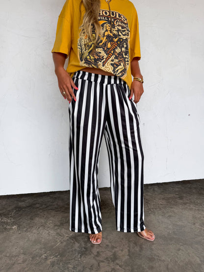Batty Striped Pants
