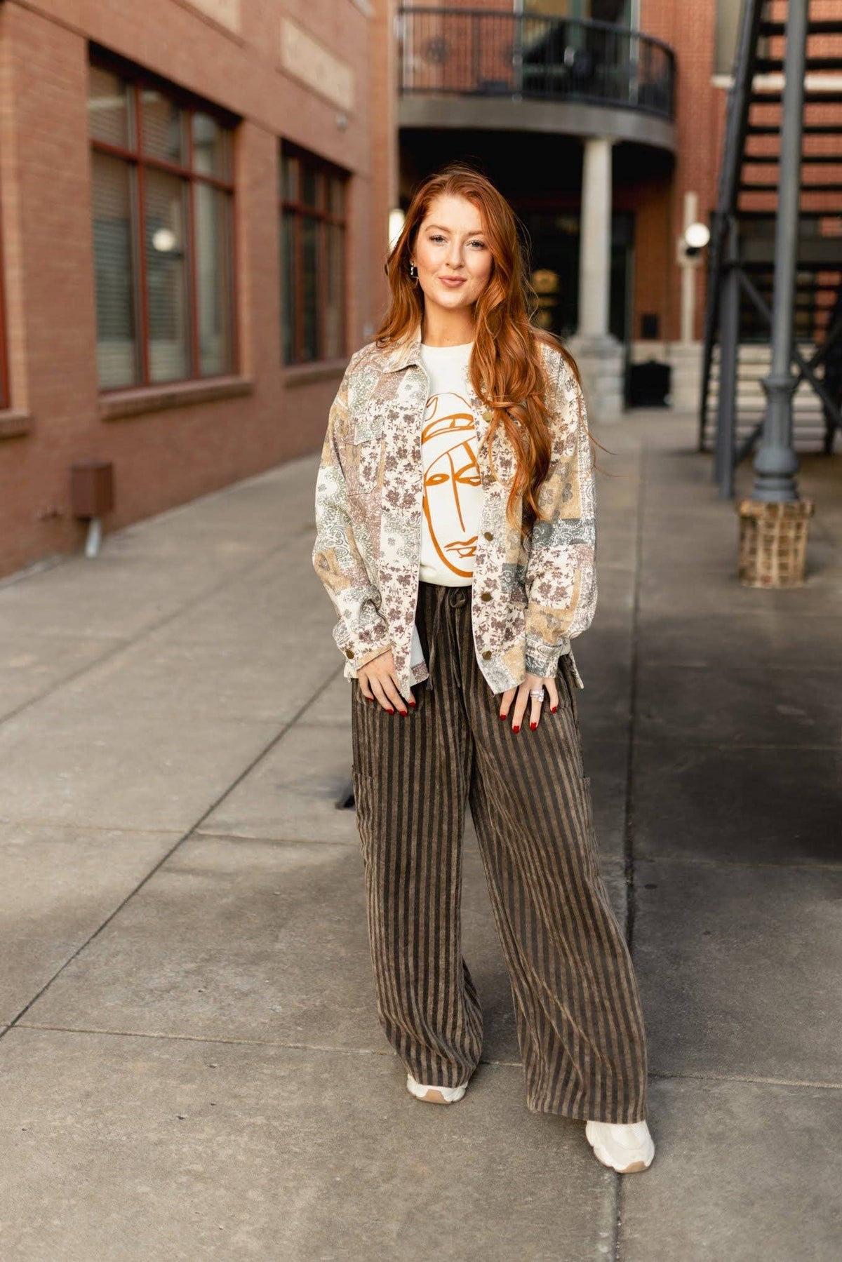 Boho Tan Denim Jacket