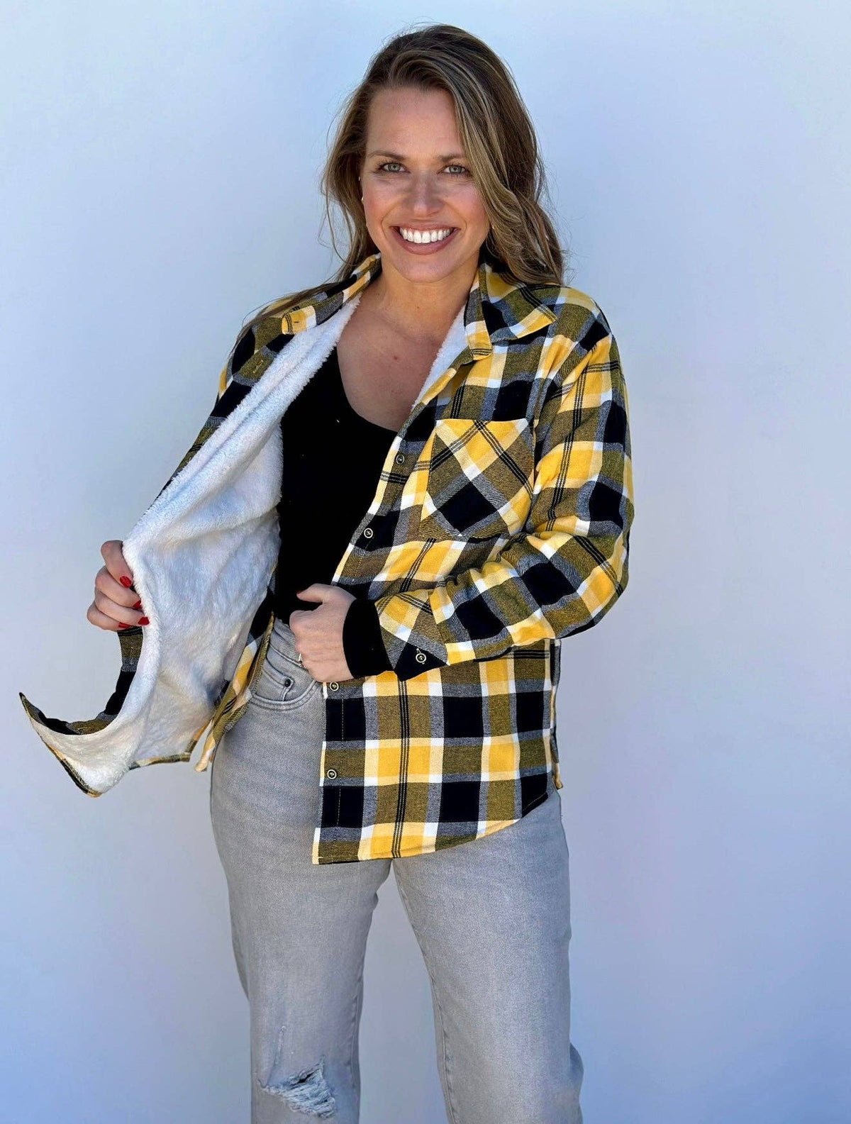 Black & Gold Shacket