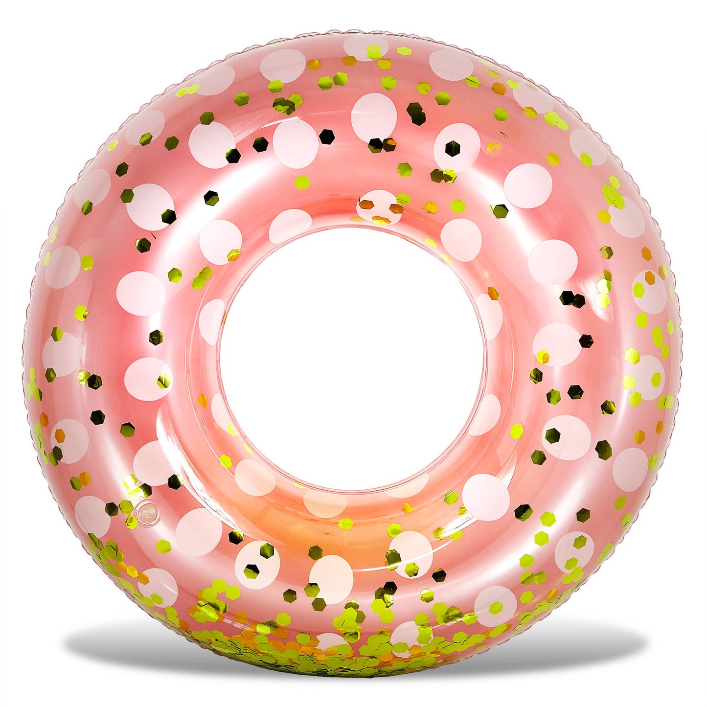 36 Inch Polka Dot Tube - Rose Gold