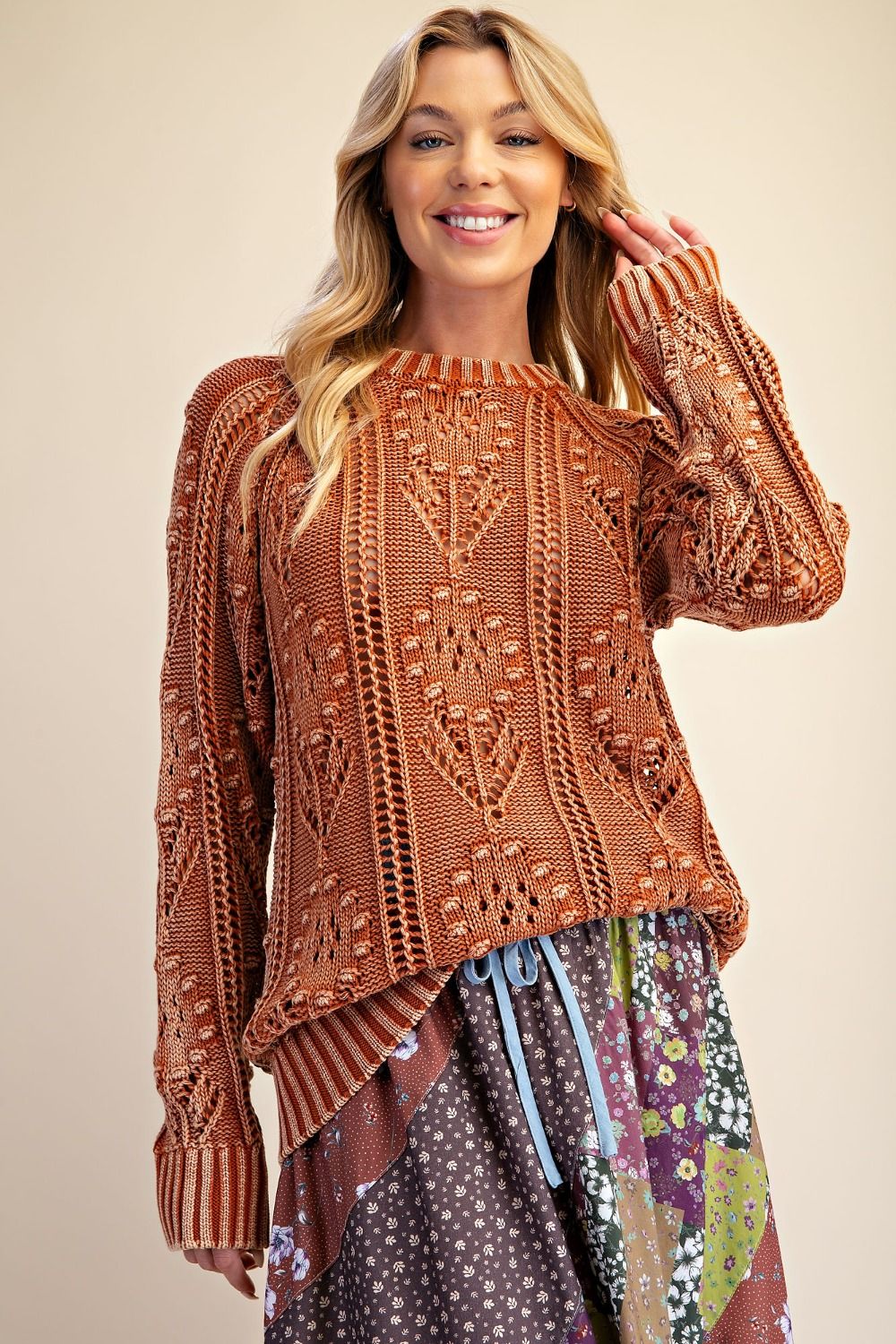 Boho Bounty Sweater (4 Colors)