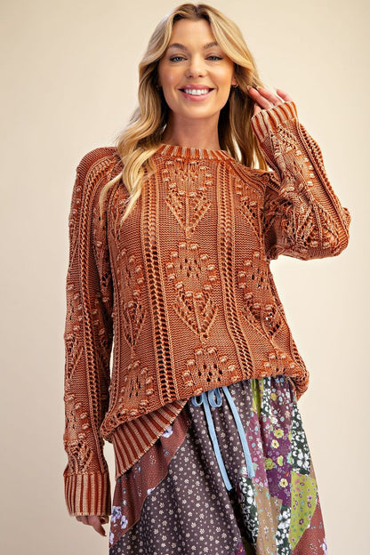 Boho Bounty Sweater (4 Colors)