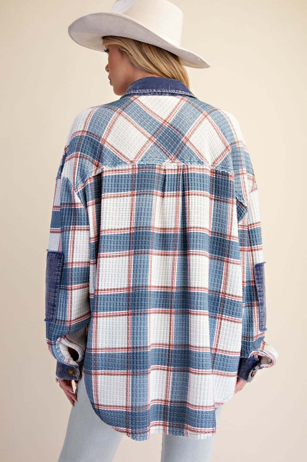 Plaid To Be Here Shacket