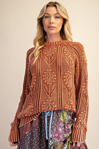 Boho Bounty Sweater (4 Colors)