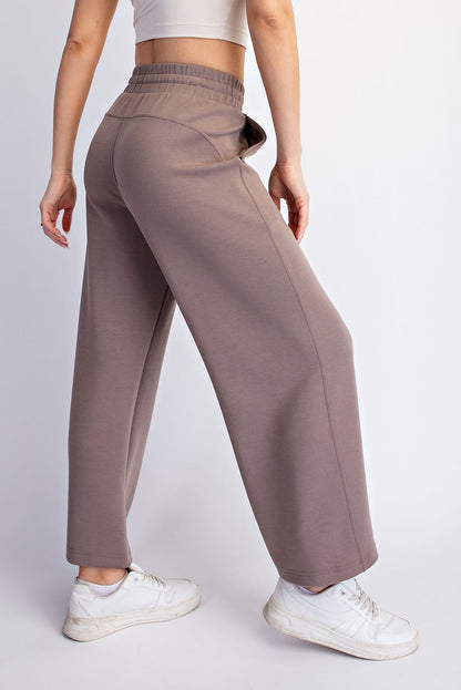 Modal Scuba Cropped Wide Pant (3 Colors)