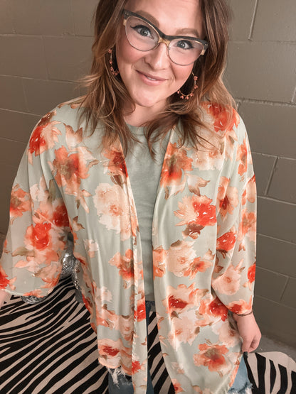 Feelin’ Peachy Kimono