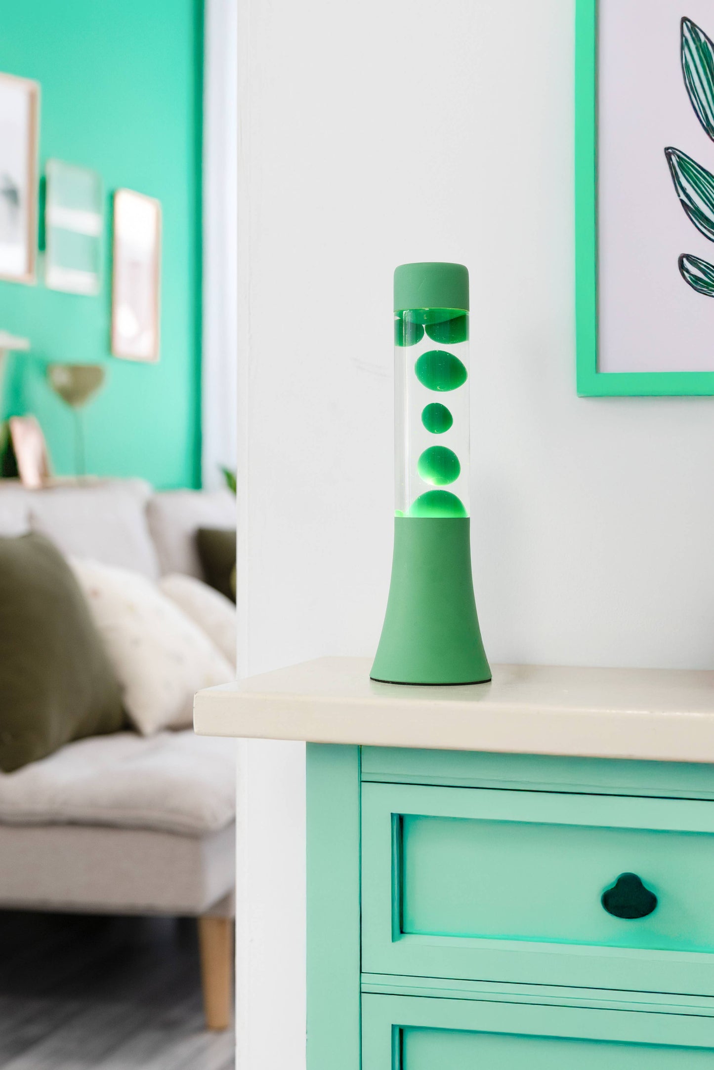 Mini Flow Lamp Monochromatic Green
