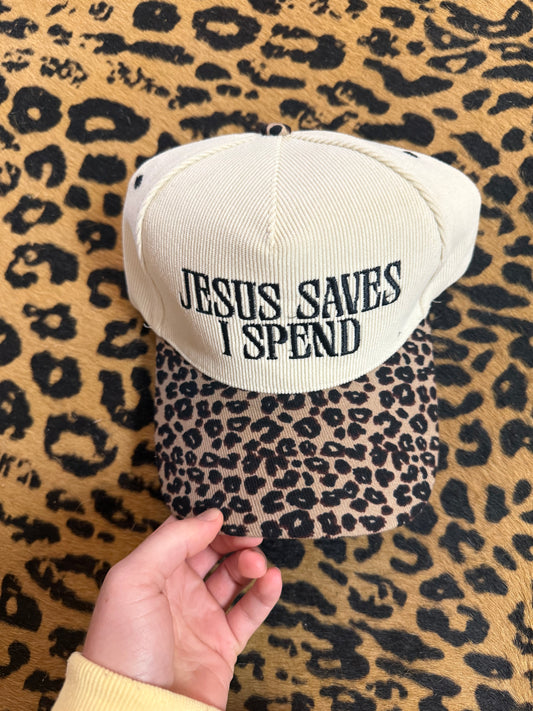 Jesus Saves I Spend Hat