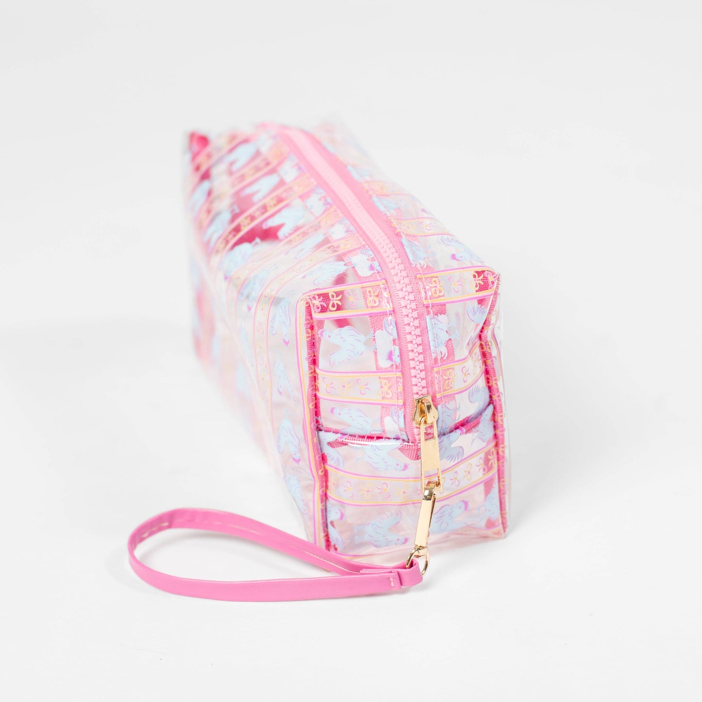Chickens & Bows Clear Cosmetic Bag