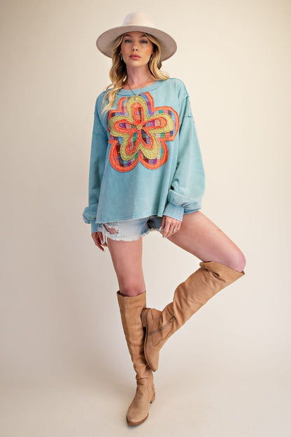 Flowers for Hours Pullover
