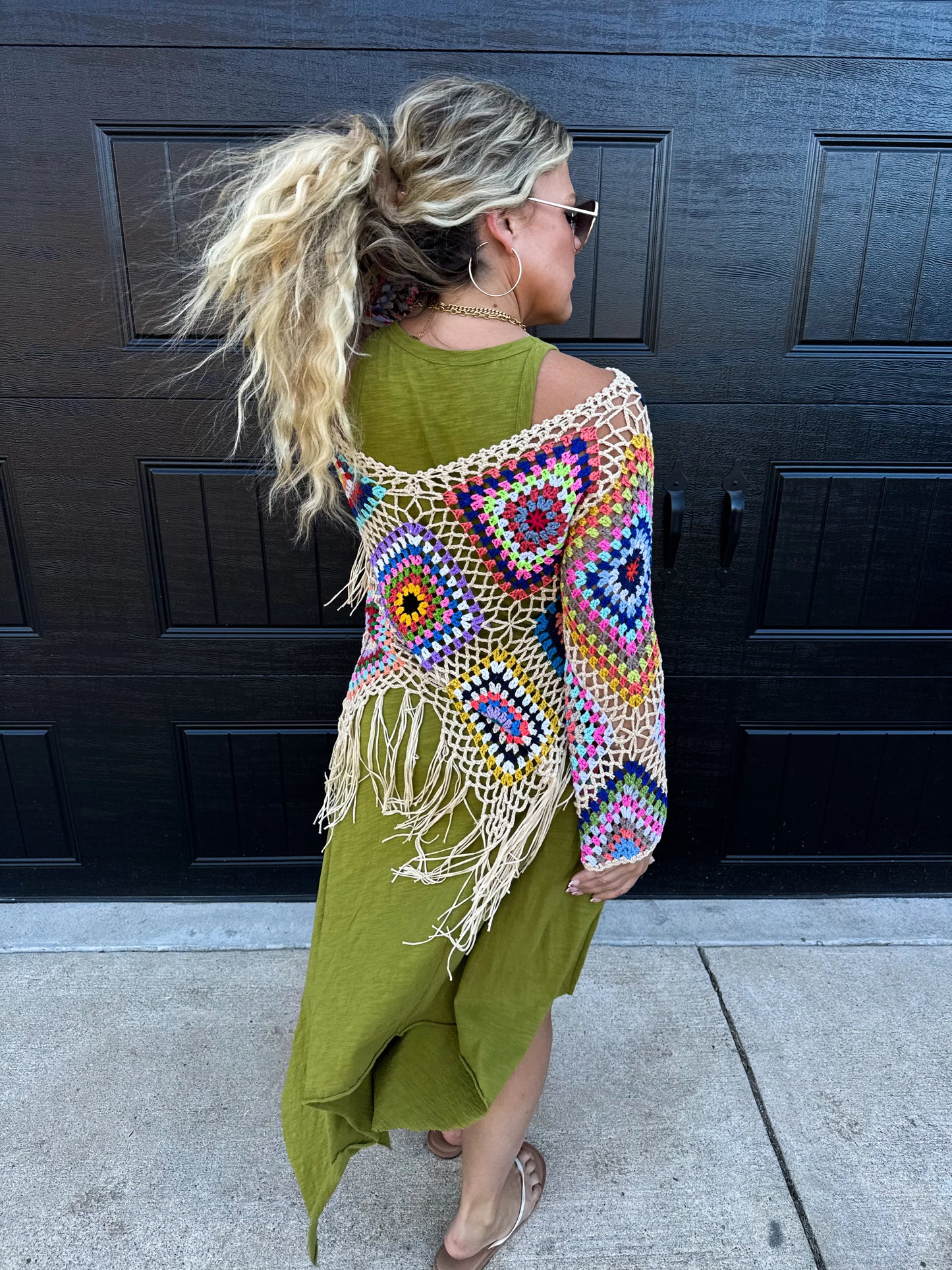 Kimmy Crochet Poncho