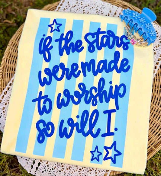 Stars and I Will Worship Tee