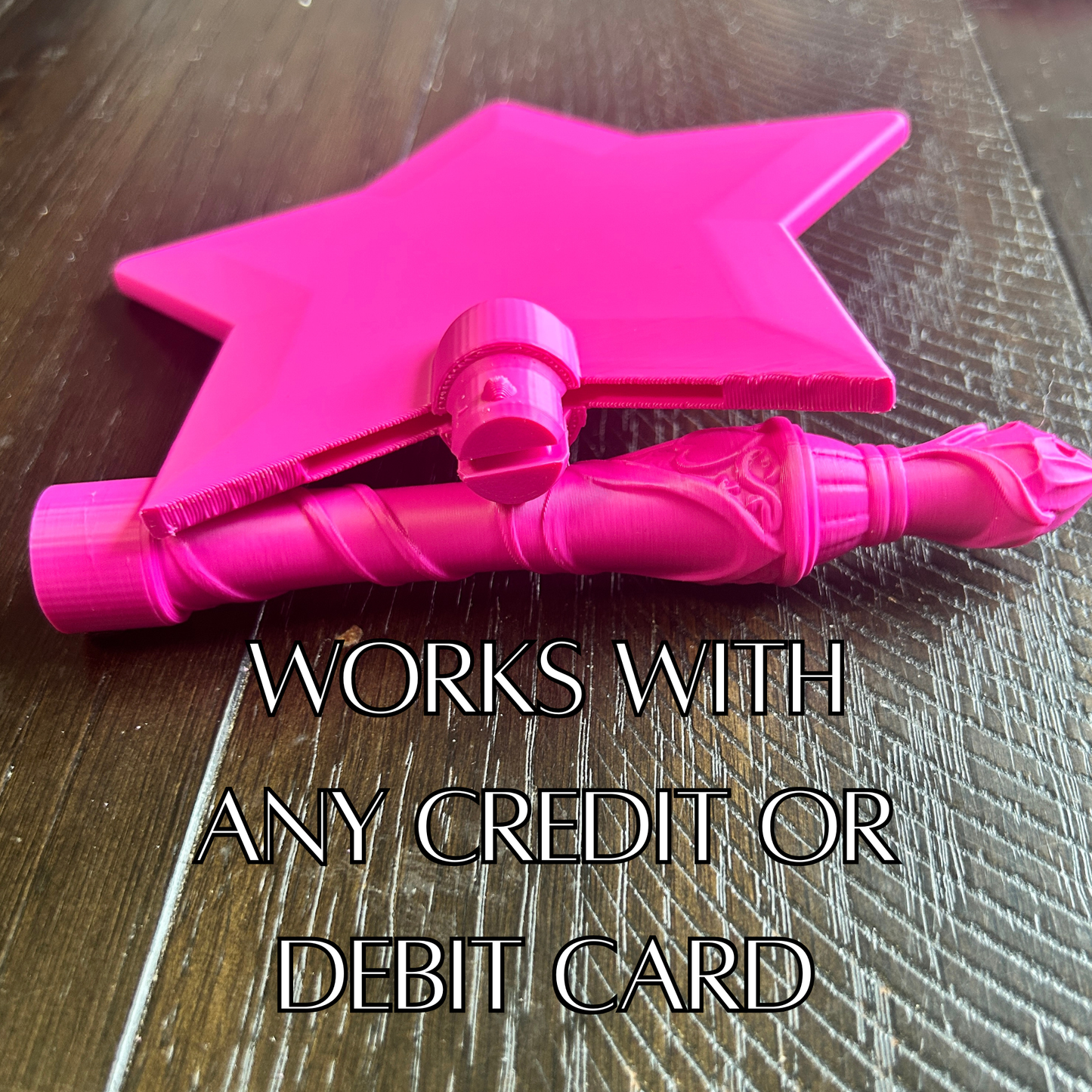 Tap to Pay Magic Star Wand - 3D Printed Credit Card Holder