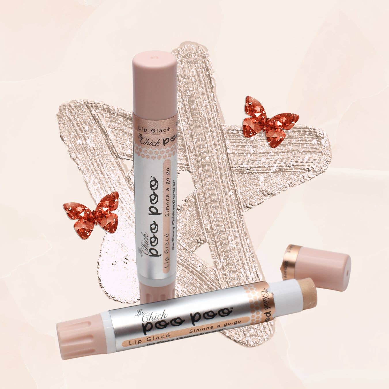 La Chick Poo Poo® Shimmer Lip Balm Trio