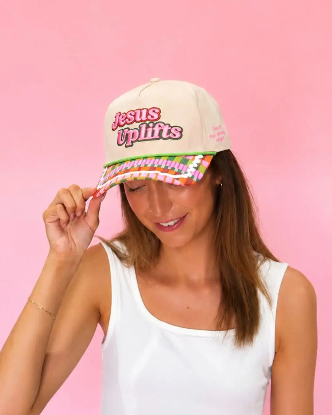 Jesus Uplifts Hat