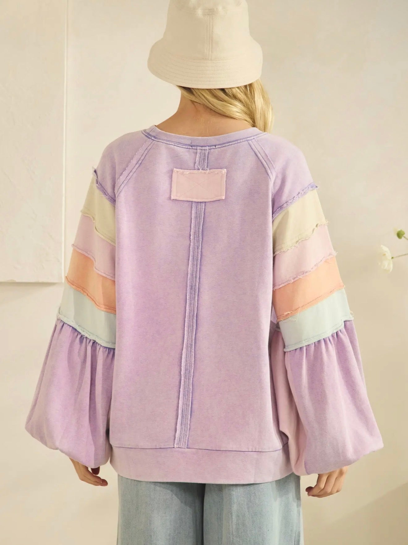 Retro Rainbow Pullover