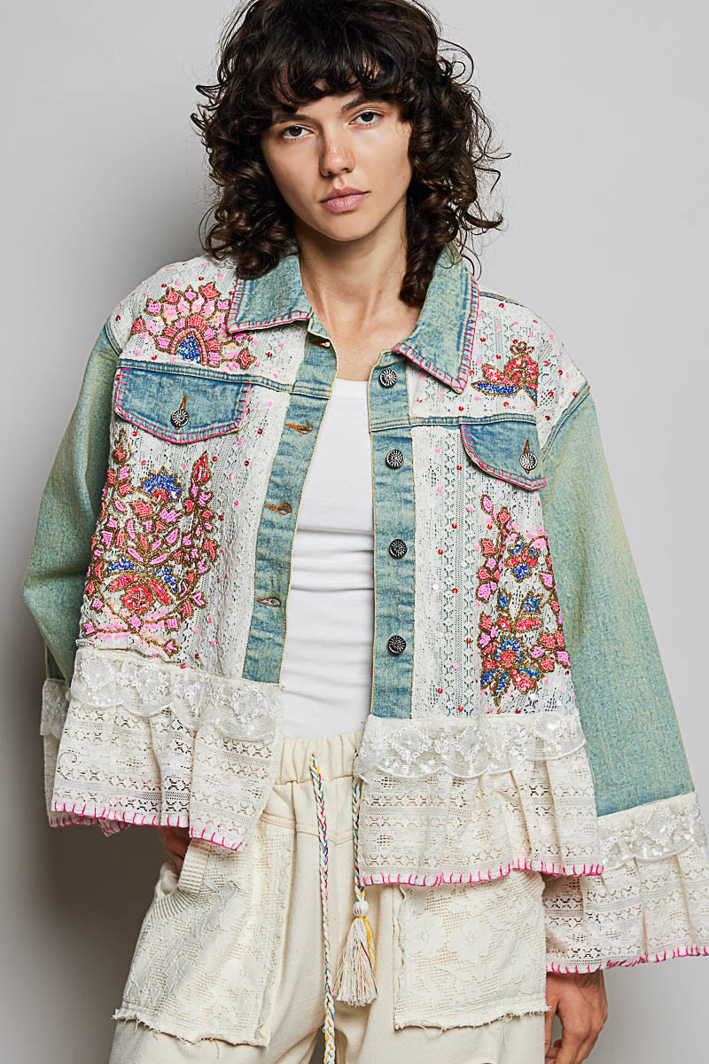 The Incredible Beaded Jean Jacket